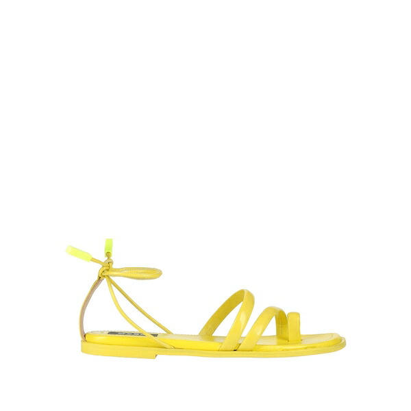 【送料無料】 エムエスジイエム レディース サンダル シューズ Thong sandals Yellow