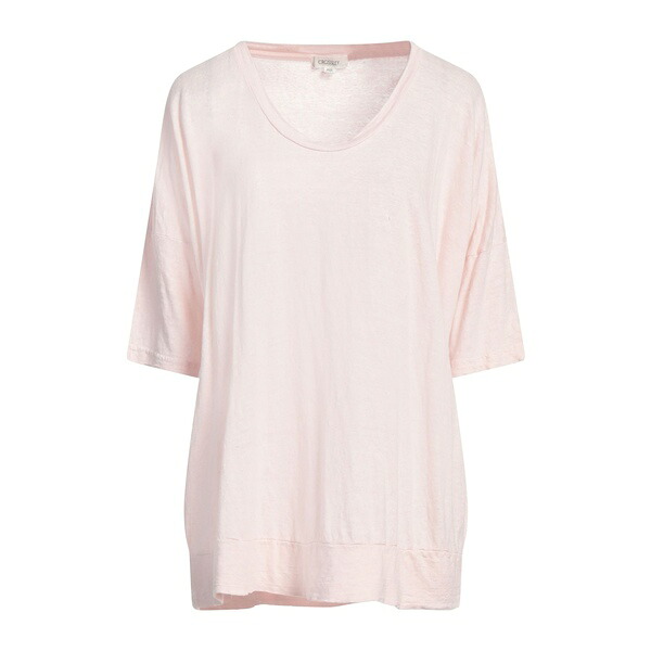 【送料無料】 クロスリー レディース Tシャツ トップス T-shirts Pink