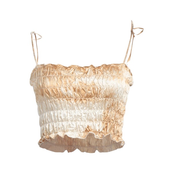 【送料無料】 アリーズ レディース Tシャツ トップス Tops Beige