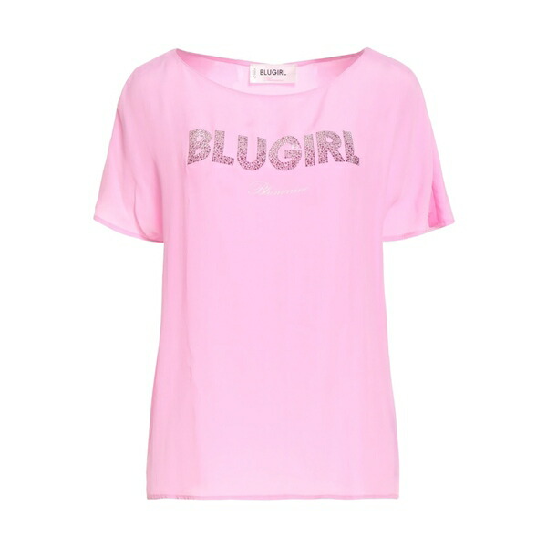 【送料無料】 ブルマリン レディース Tシャツ トップス Tops Pink