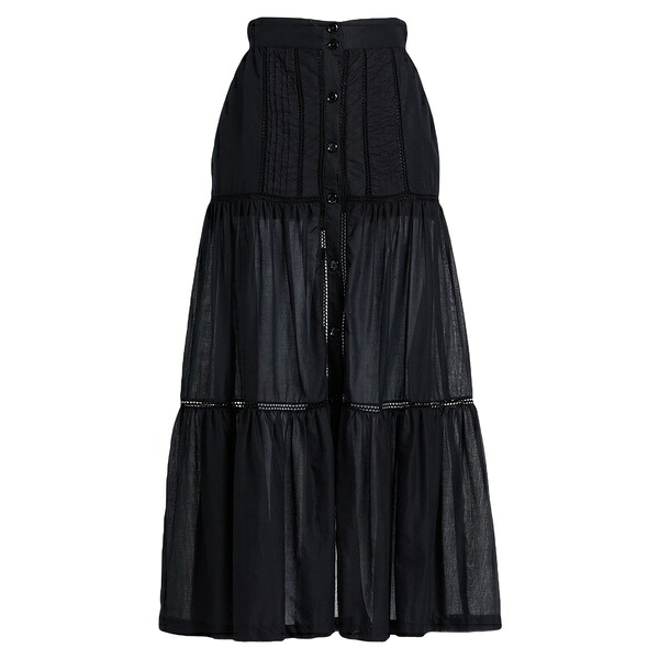 【送料無料】 ピンコ レディース スカート ボトムス Maxi skirts Black