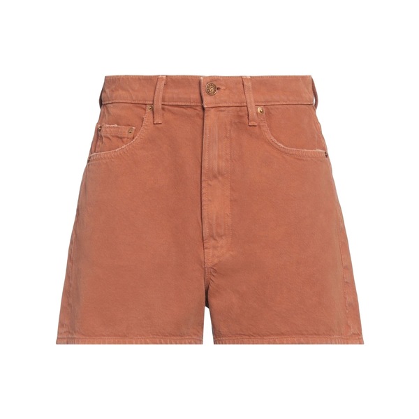 【送料無料】 マザー レディース デニムパンツ ボトムス Denim shorts Brown