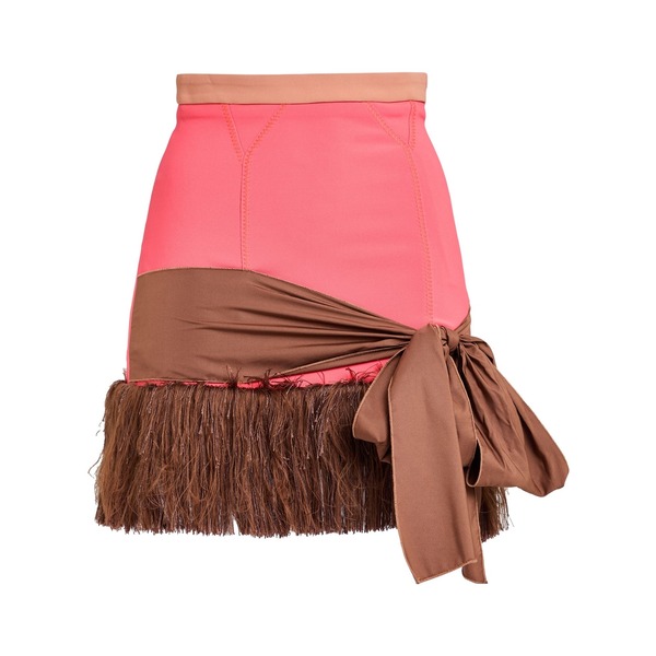 【送料無料】 エリザベスフランキ レディース スカート ボトムス Mini skirts Orange｜asty