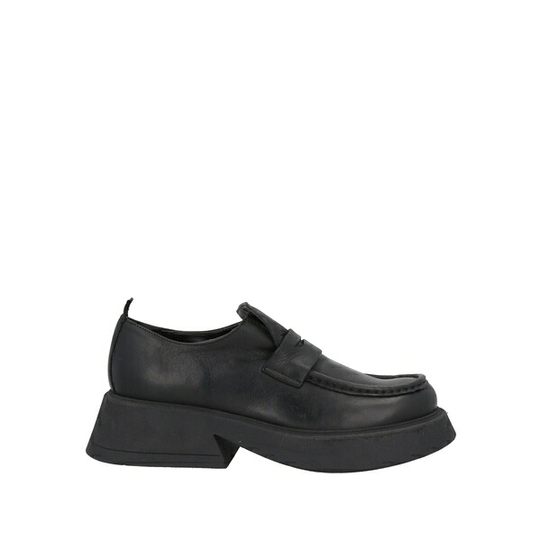【送料無料】 イチナナニーゴ・エー レディース スリッポン・ローファー シューズ Loafers Black