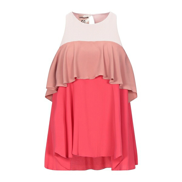 【送料無料】 セミクチュール レディース Tシャツ トップス Tops Pink 13,634円