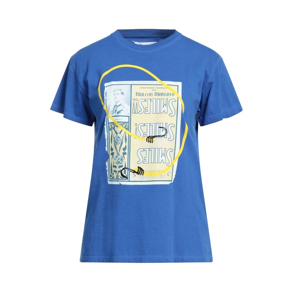 【送料無料】 マルタンマルジェラ レディース Tシャツ トップス T-shirts Blue
