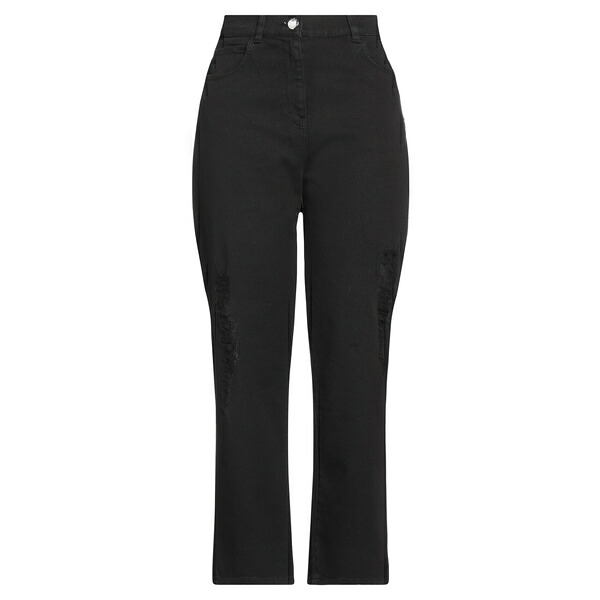 【送料無料】 ピンコ レディース デニムパンツ ボトムス Jeans Black｜asty
