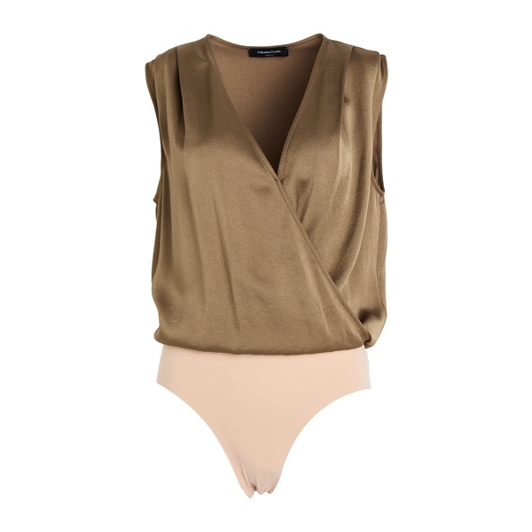 【送料無料】 ファビアナ フィリッピ レディース Tシャツ トップス Bodysuits Green｜asty
