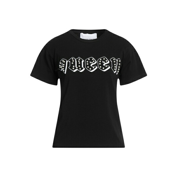【送料無料】 アルベルタ タンツィーニ レディース Tシャツ トップス T-shirts Black