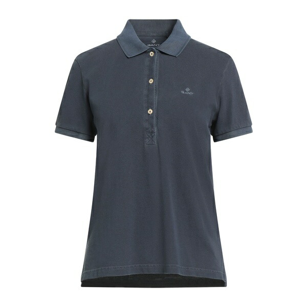 【送料無料】 ガント レディース Tシャツ トップス Polo shirts Blue