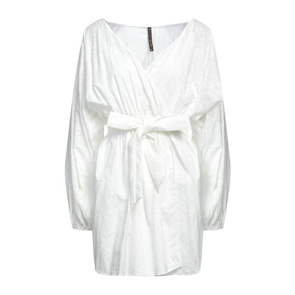 【送料無料】 マニラグレース レディース ワンピース トップス Mini dresses White