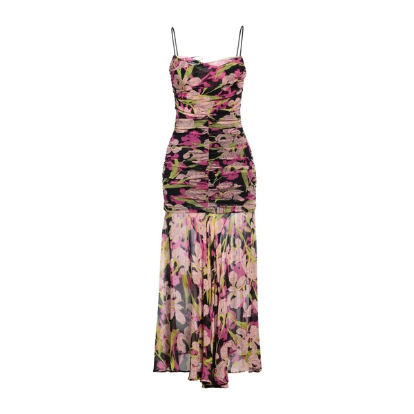 【送料無料】 ピンコ レディース ワンピース トップス Midi dresses Black｜asty