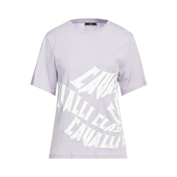 【送料無料】 ロベルトカヴァリ レディース Tシャツ トップス T-shirts Purple 16,265円