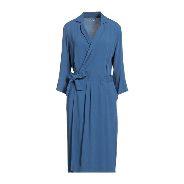 【送料無料】 ハー シャツ ハー ドレス レディース ワンピース トップス Midi dresses Blue