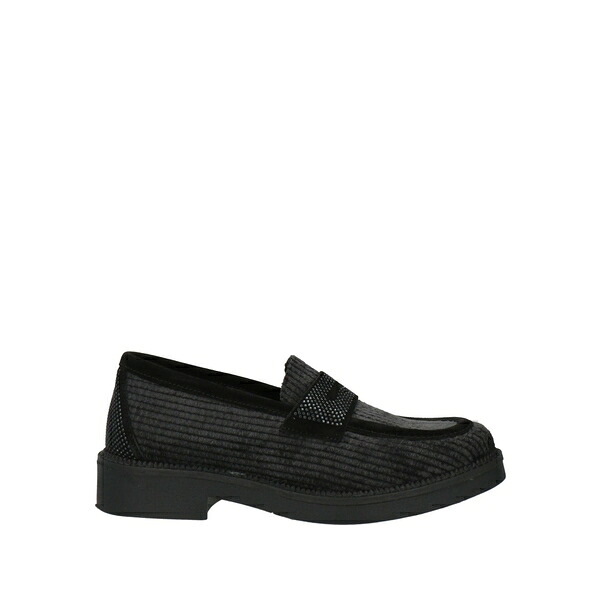 【送料無料】 ディバインフォリ レディース スリッポン・ローファー シューズ Loafers Black｜asty