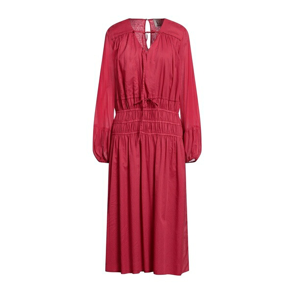 【送料無料】 ロートレショーズ レディース ワンピース トップス Midi dresses Red
