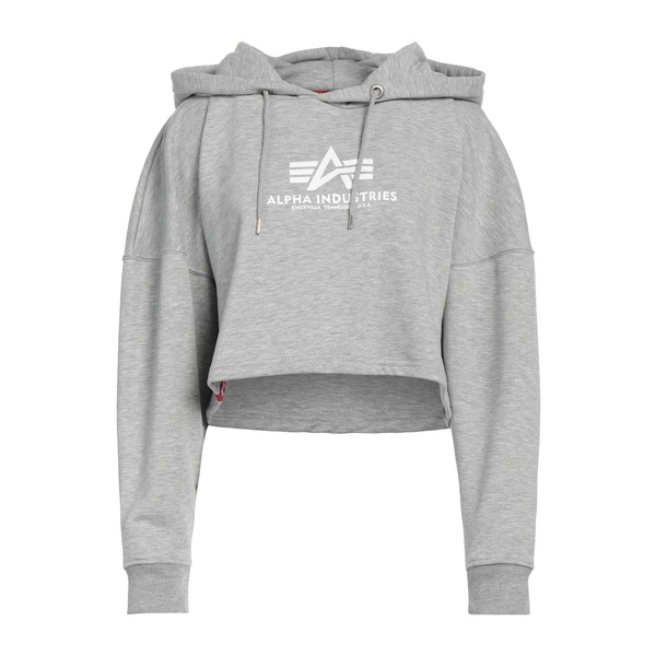 【送料無料】 アルファインダストリーズ レディース パーカー・スウェットシャツ アウター Sweatshirts Grey