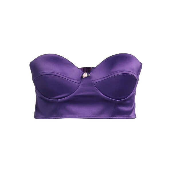 【送料無料】 アニエバイ レディース Tシャツ トップス Tops Purple
