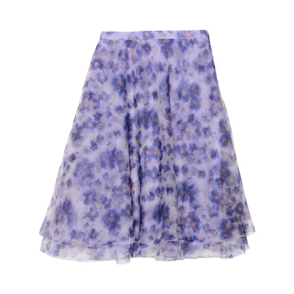 【送料無料】 エリザベスフランキ レディース スカート ボトムス Midi skirts Purple