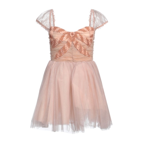 【送料無料】 エリザベスフランキ レディース ワンピース トップス Mini dresses Pink