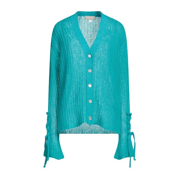 【貨物輸送無料】 １２０％リノ レディース ジレー アウター Cardigans Azure