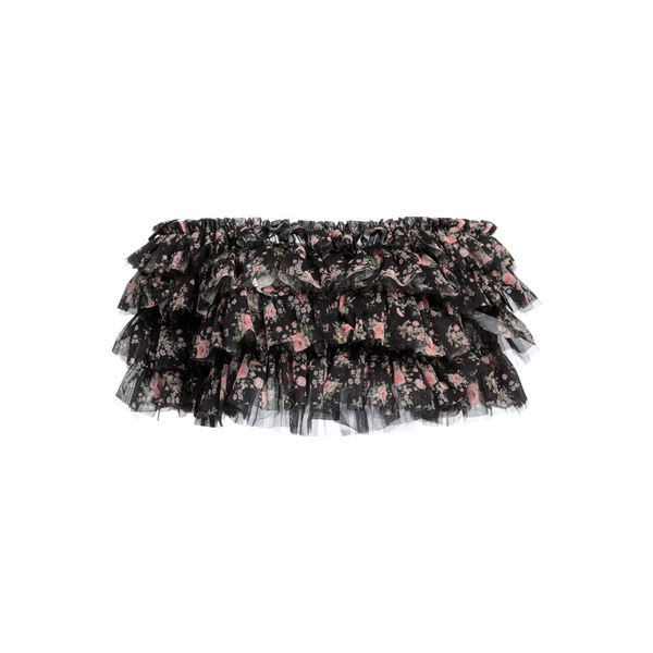 【送料無料】 アニエバイ レディース Tシャツ トップス Tops Black