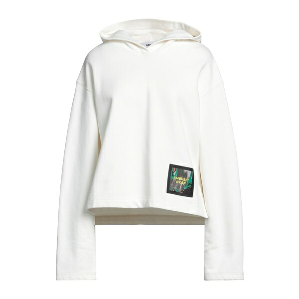 【貨物輸送無料】 アンブッシュ レディース パーカー・スウェットシャツ アウター Sweatshirts White