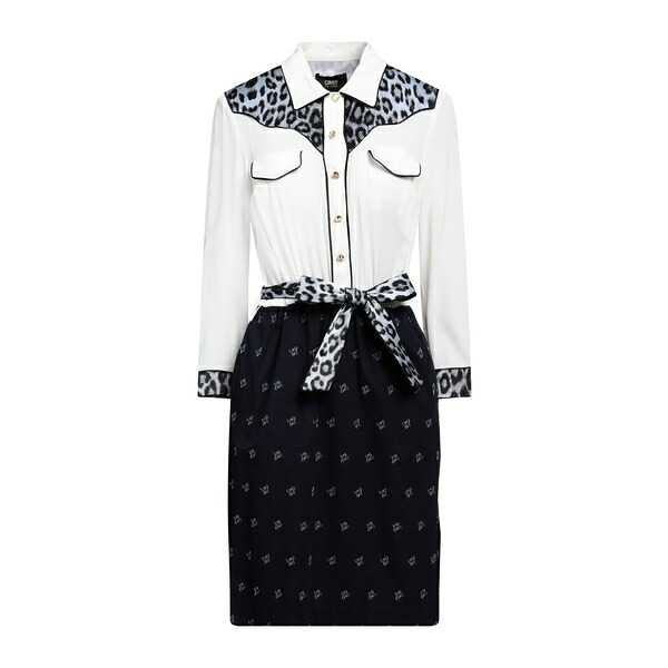 【送料無料】 ロベルトカヴァリ レディース ワンピース トップス Midi dresses White