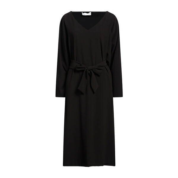 【送料無料】 ドゥオッド レディース ワンピース トップス Midi dresses Black