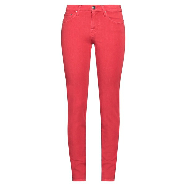 【送料無料】 ヤコブ コーエン レディース デニムパンツ ボトムス Jeans Red