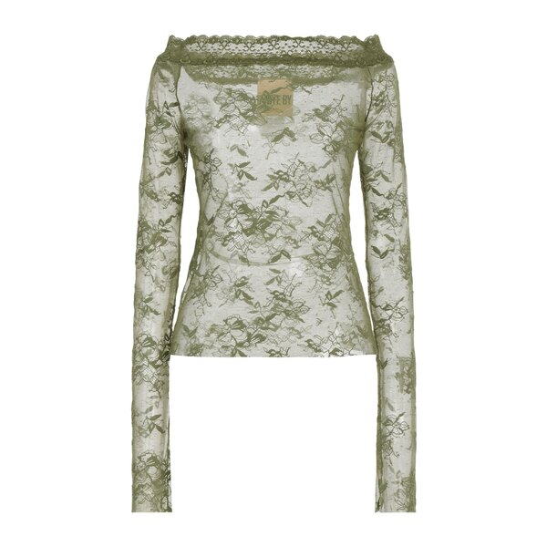 【貨物輸送無料】 アニエバイ レディース プルオーバー トップス Tops Green