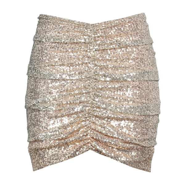 【送料無料】 ピンコ レディース スカート ボトムス Mini skirts Gold|asty