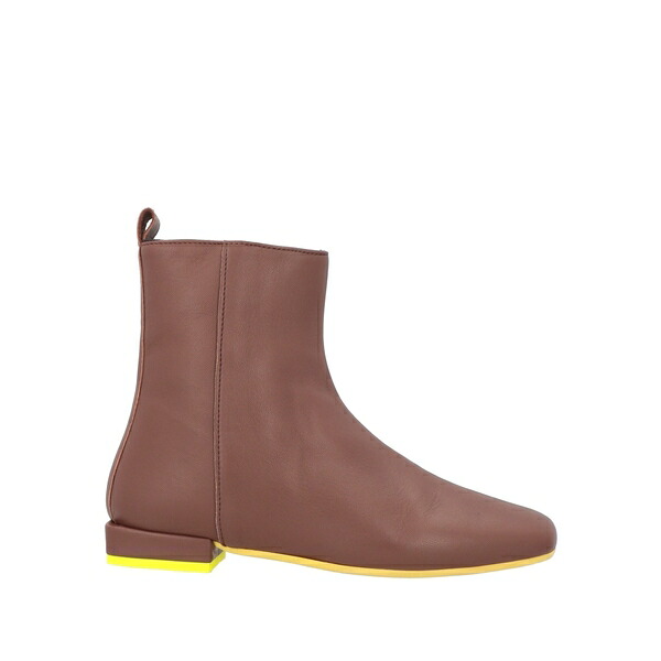 【送料無料】 エヌキューブ レディース ブーツ シューズ Ankle boots Brown