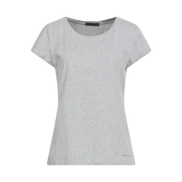 【送料無料】 ブライアン・デールズ レディース Tシャツ トップス T-shirts Grey