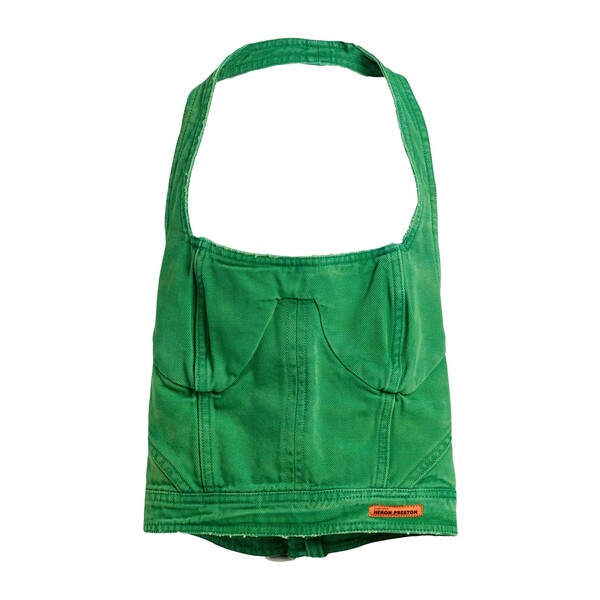 【送料無料】 ヘロン プレストン レディース Tシャツ トップス Tops Green
