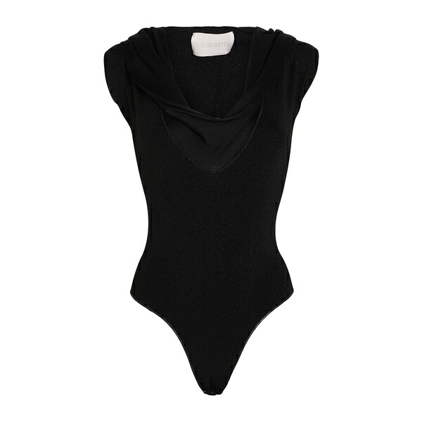 【送料無料】 サーカス・ホテル レディース Tシャツ トップス Bodysuits Black