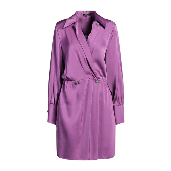【送料無料】 ハニタ レディース ワンピース トップス Mini dresses Purple