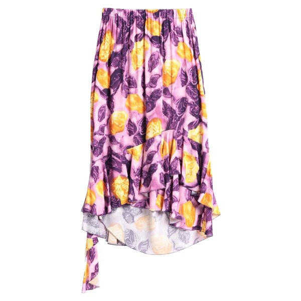 【送料無料】 マルニ レディース スカート ボトムス Midi skirts Purple