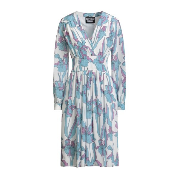 【送料無料】 モスキーノ レディース ワンピース トップス Midi dresses White
