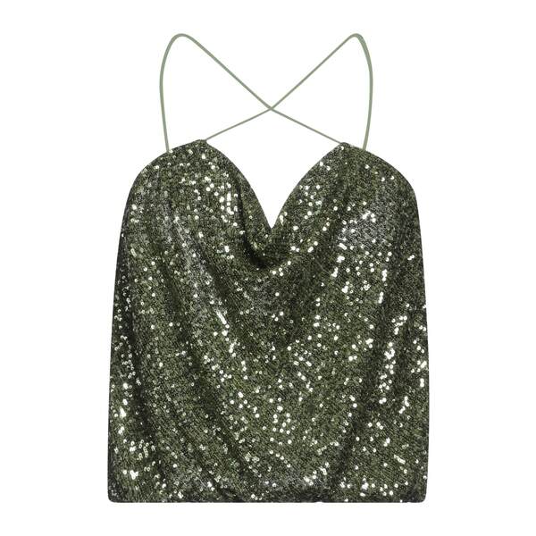 【送料無料】 ネネット レディース Tシャツ トップス Tops Green
