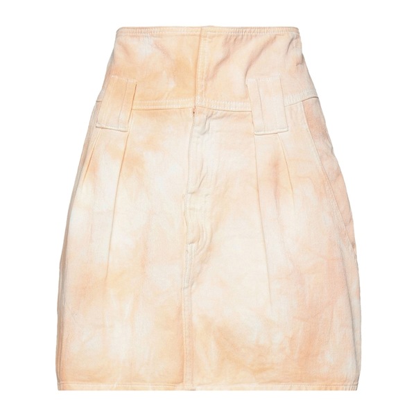 【送料無料】 プラス・ピープル レディース スカート ボトムス Denim skirts Orange
