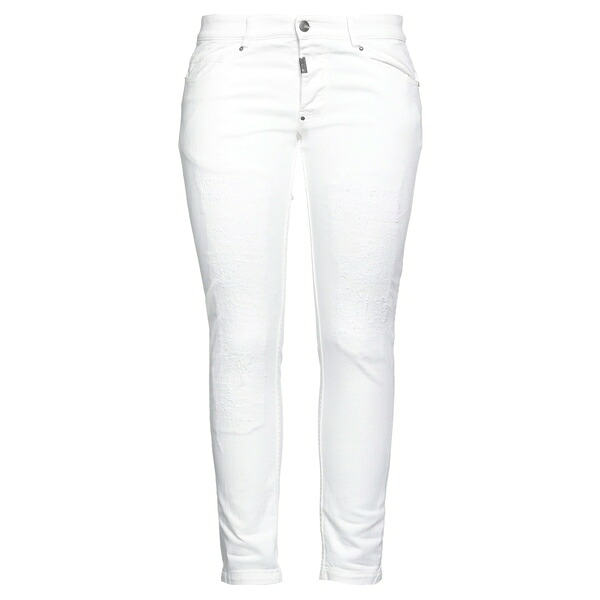 【送料無料】 エンアバンス レディース デニムパンツ ボトムス Jeans White