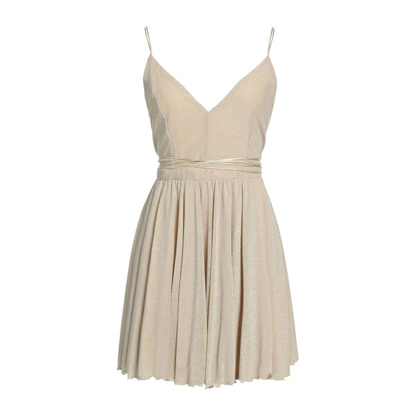【送料無料】 フェレッパ レディース ワンピース トップス Mini dresses Beige