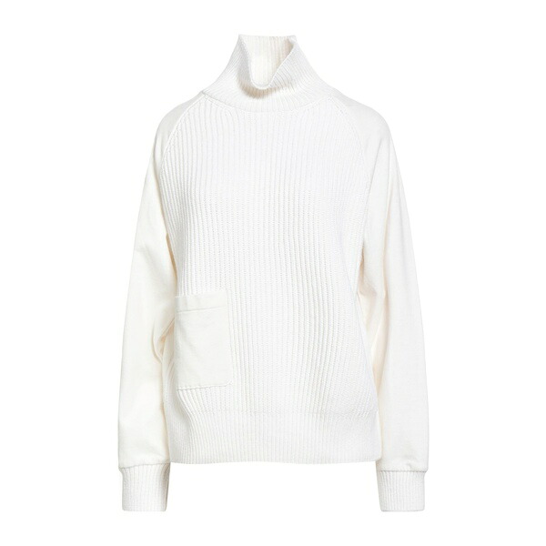 【送料無料】 イレブンティ レディース ニット&セーター アウター Turtlenecks White