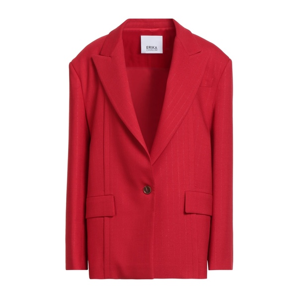 【送料無料】 エリカ・カヴァリーニ レディース ジャケット＆ブルゾン アウター Blazers Red