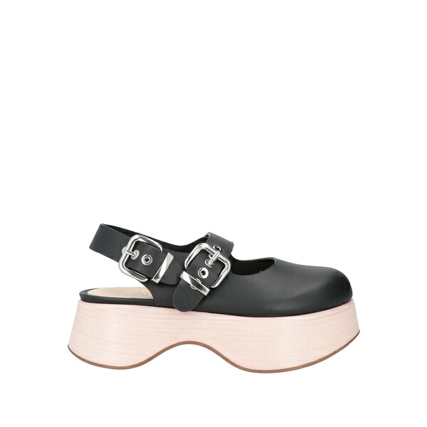 【送料無料】 エージーエル レディース サンダル シューズ Mules & Clogs Black|asty