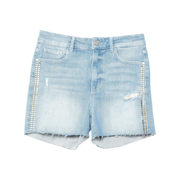 【送料無料】 マニラグレース レディース デニムパンツ ボトムス Denim shorts Blue