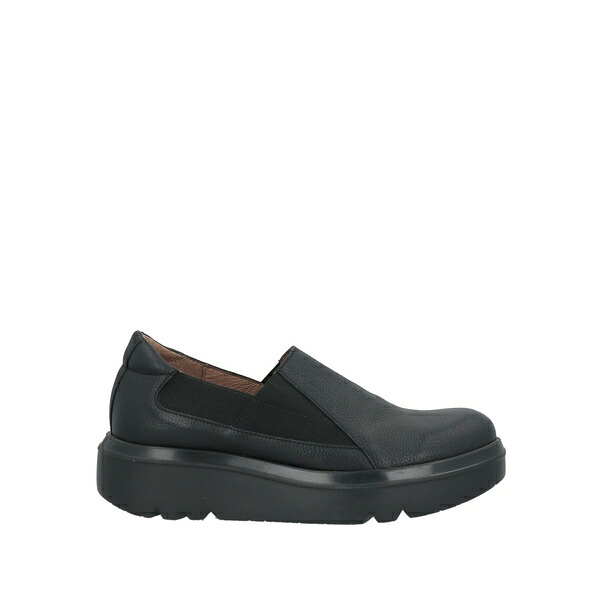 【送料無料】 ワンダーズ レディース スリッポン・ローファー シューズ Loafers Black