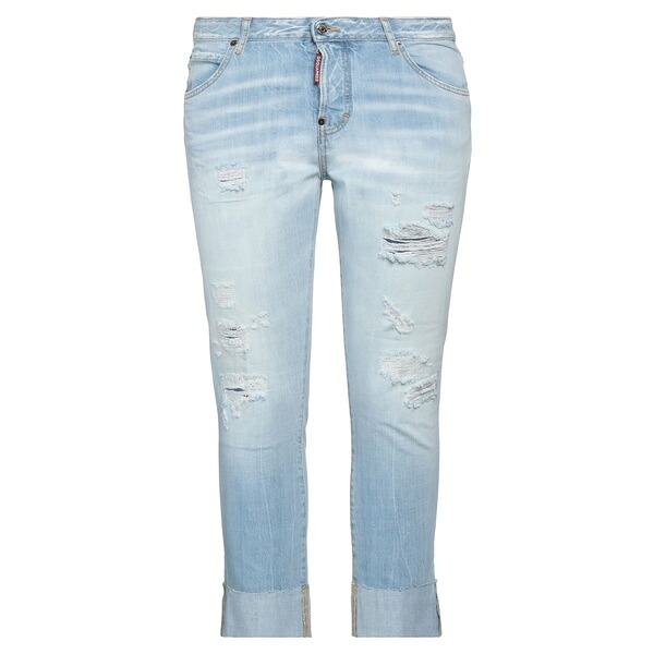【送料無料】 ディースクエアード レディース デニムパンツ ボトムス Jeans Blue|asty