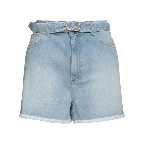 【送料無料】 ツインセット レディース デニムパンツ ボトムス Denim shorts Blue
